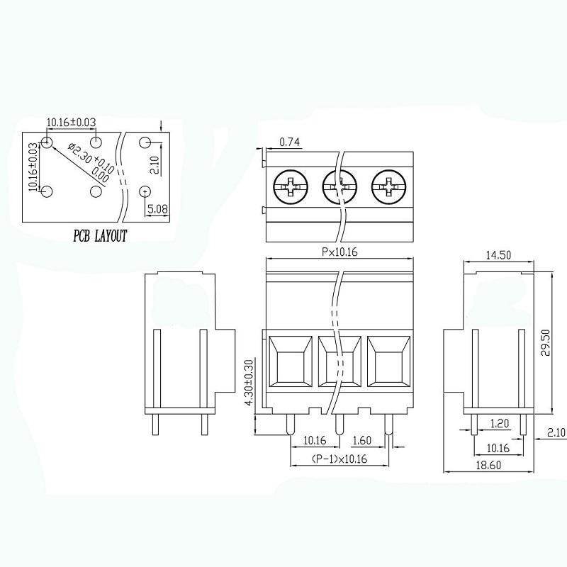 pcb terminal connectors